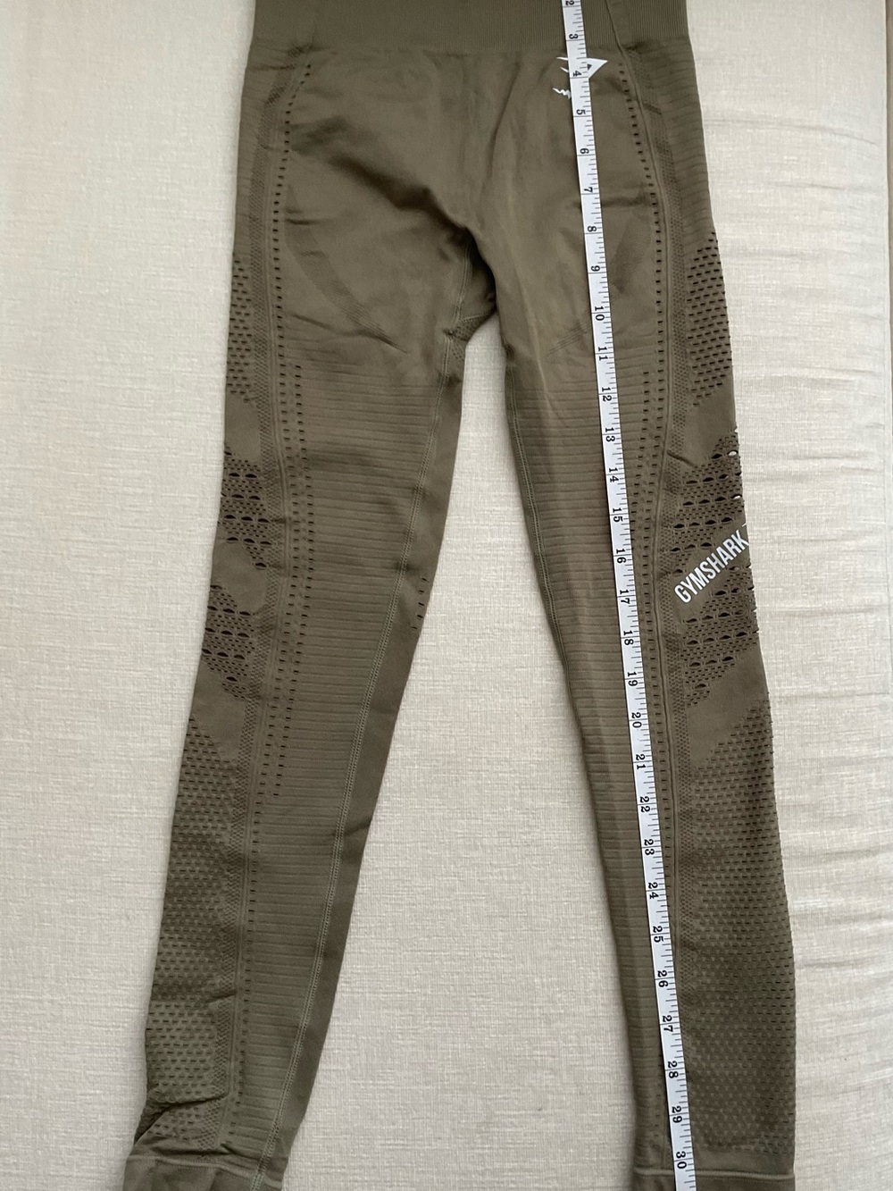 Gymshark Olive Green Seamless Leggings - Picture 6 of 6